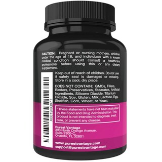Foto 3 | Suplemento Purest Vantage Resveratrol 1400 Mg 60 Cápsulas - Venta Internacional