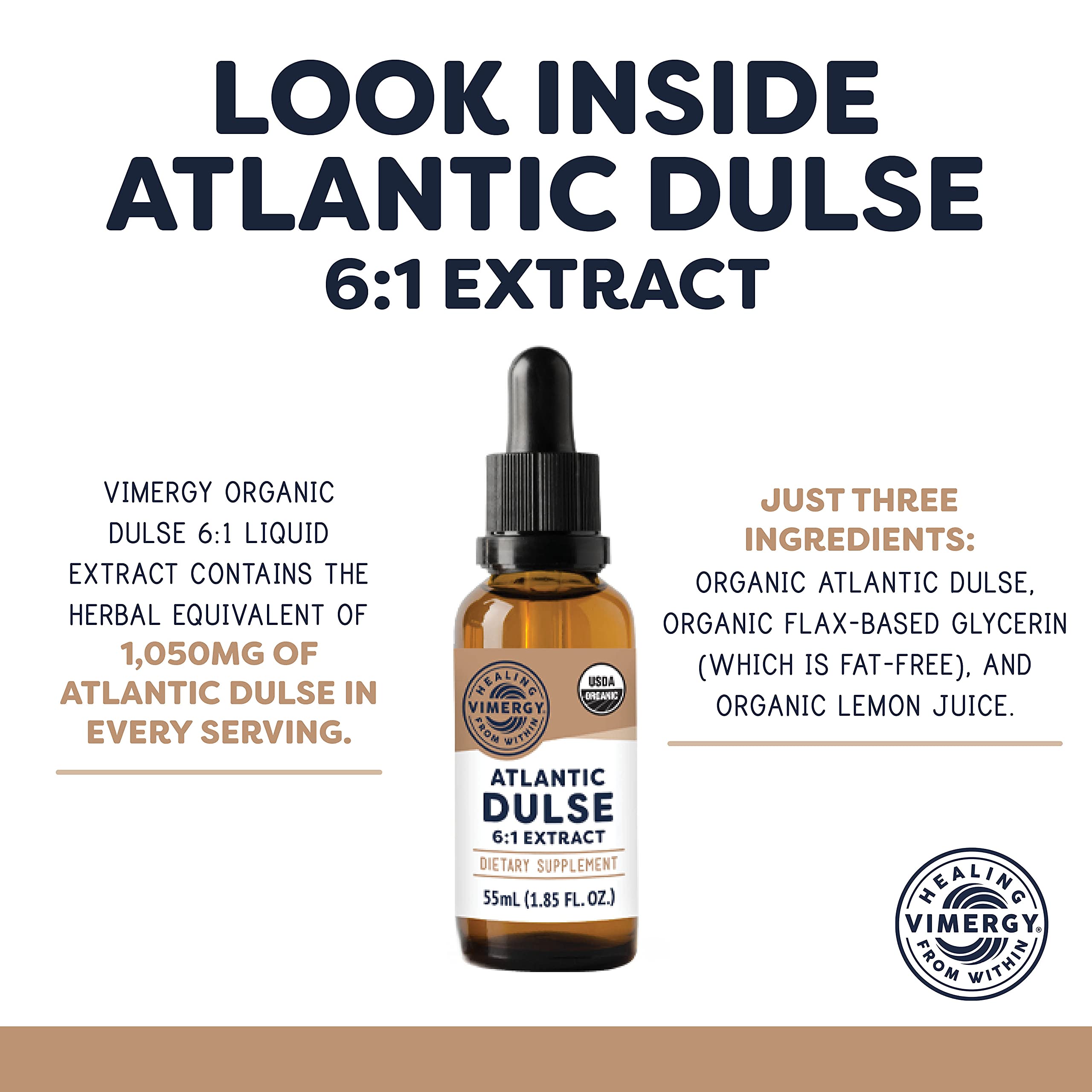 Foto 8 pulgar | Suplemento De Extracto De Vimergy Atlantic Dulse, 55 Ml, 5 Porciones - Venta Internacional.