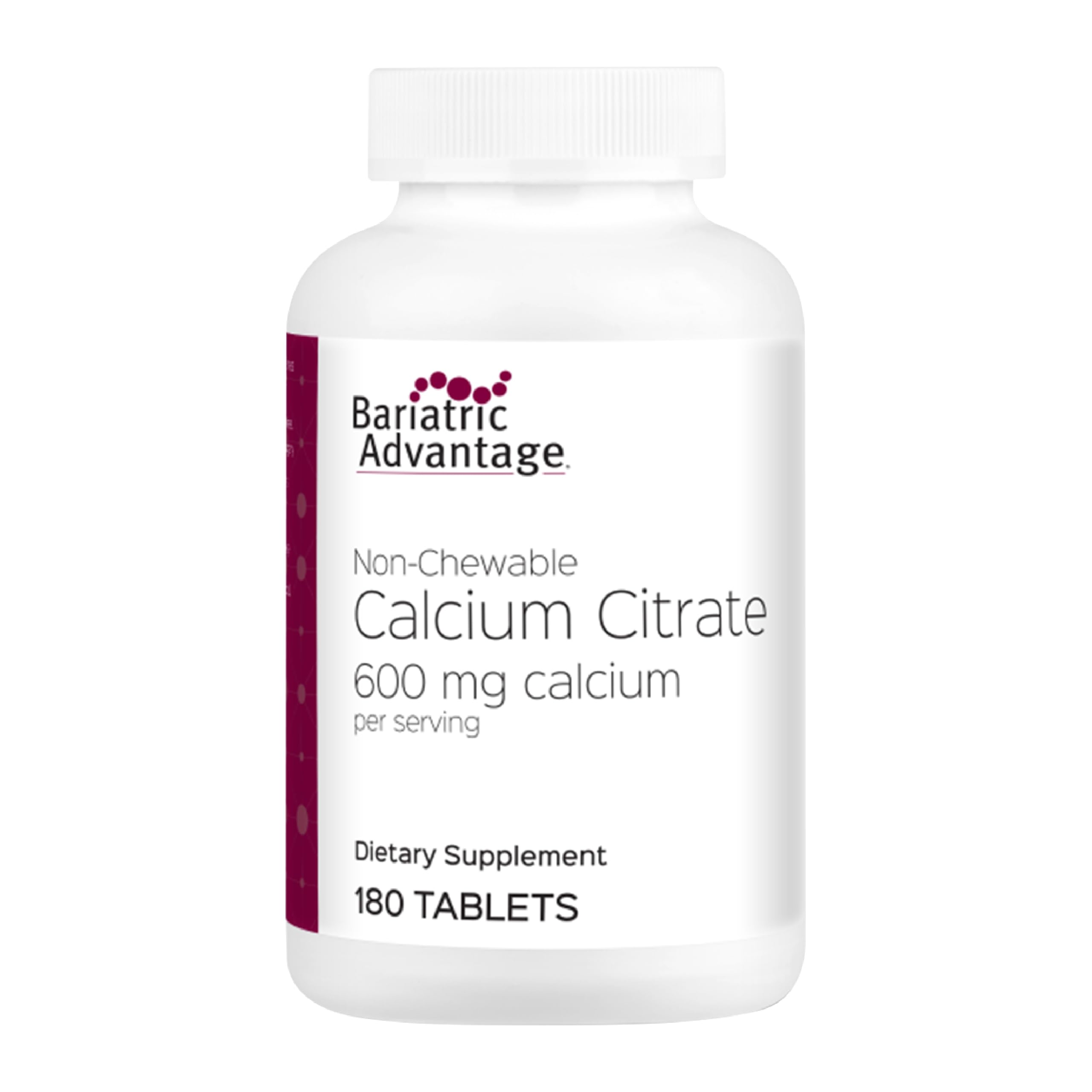Foto 2 pulgar | Suplemento De Citrato De Calcio Bariatric Advantage 600 Mg - 180 Tabletas - Venta Internacional.