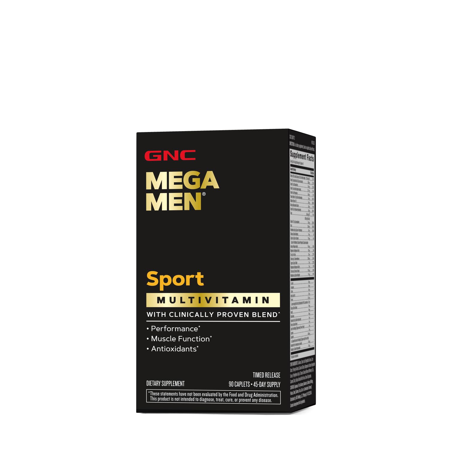Foto 2 pulgar | Multivitamínico Gnc Mega Men Sport Performance 90 Comprimidos - Venta Internacional.