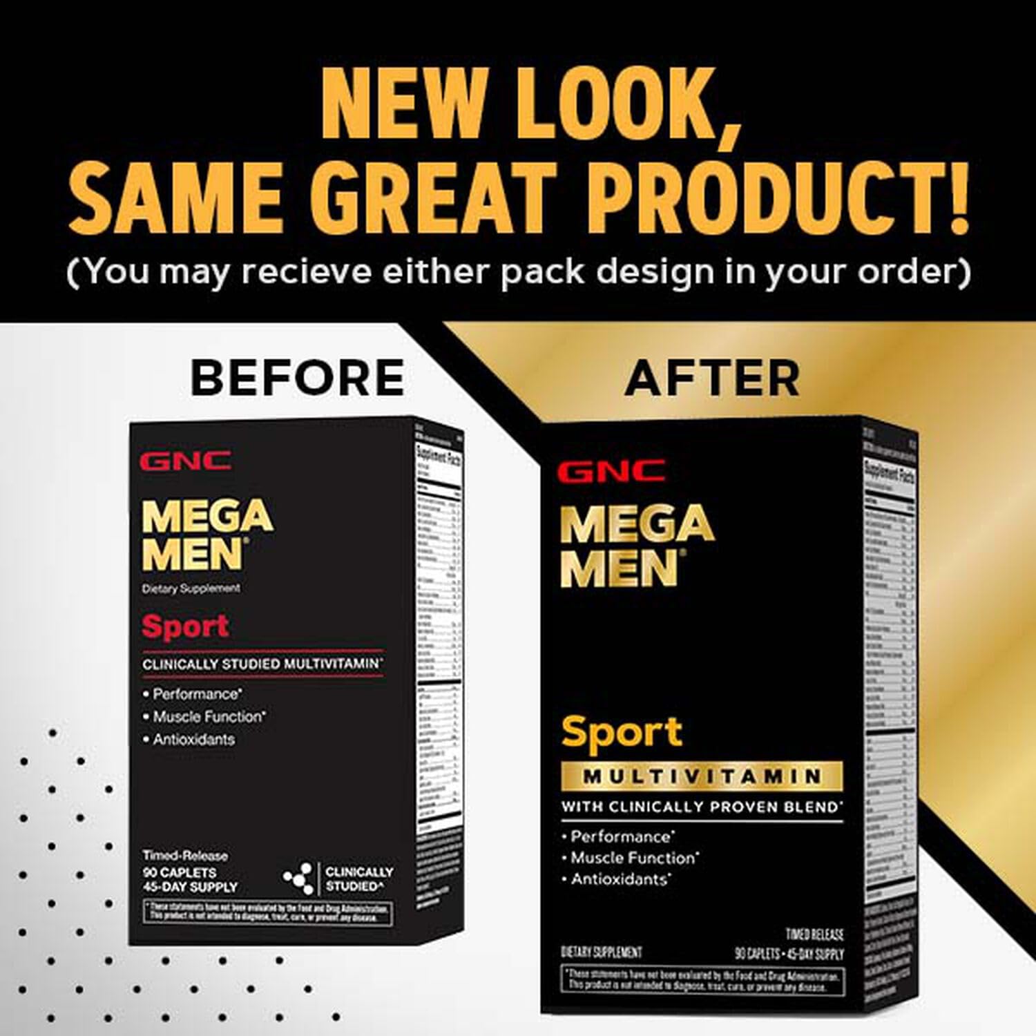 Foto 5 pulgar | Multivitamínico Gnc Mega Men Sport Performance 90 Comprimidos - Venta Internacional.