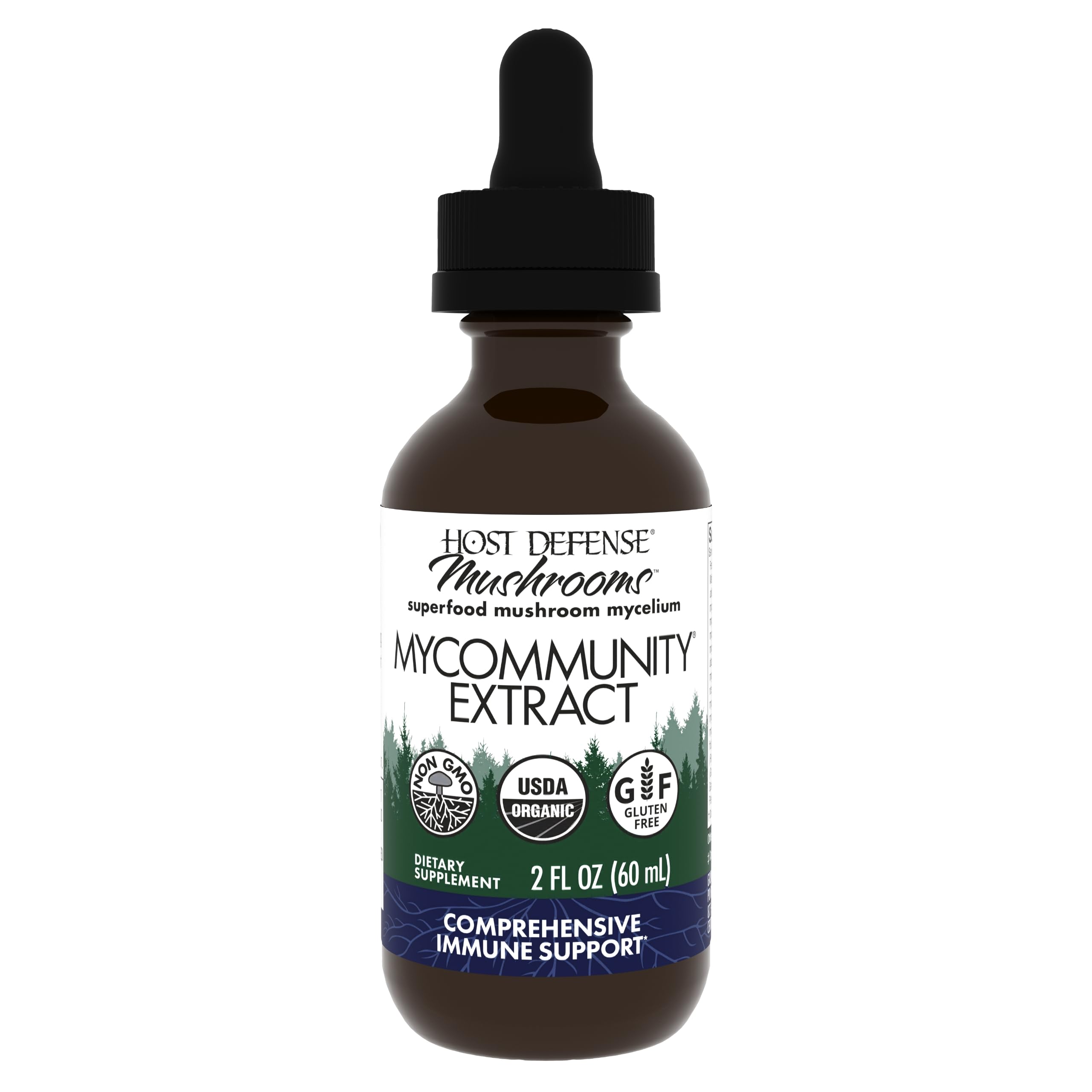 Foto 2 pulgar | Suplemento de Hongos Host Defense Mycommunity Extract 60 ml - Venta Internacional