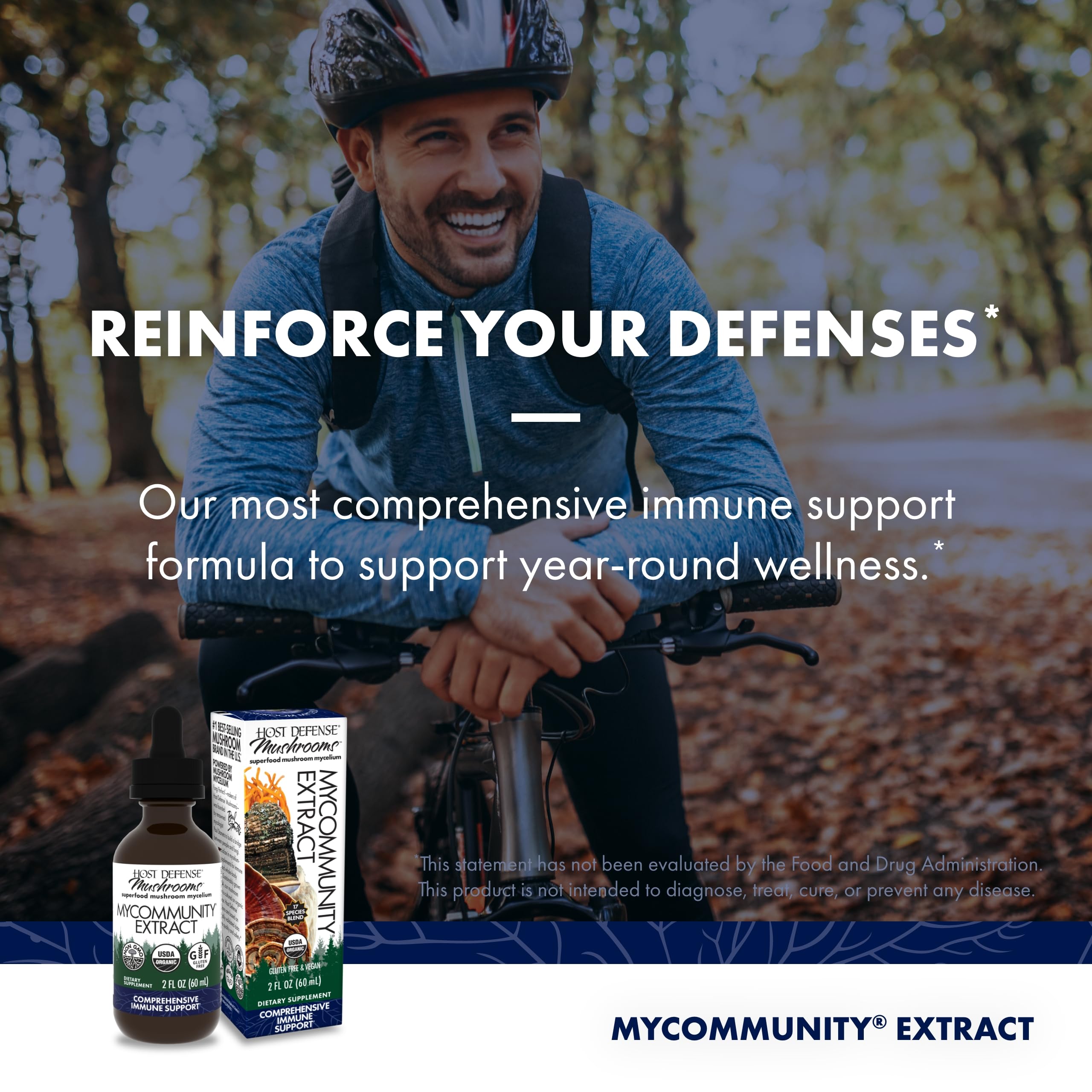 Foto 4 pulgar | Suplemento de Hongos Host Defense Mycommunity Extract 60 ml - Venta Internacional