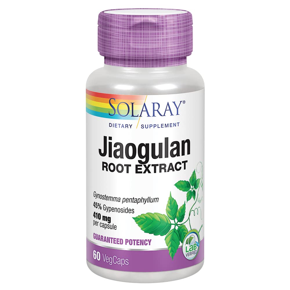Foto 2 pulgar | Suplemento Solaray Jiaogulan 820 Mg 60 Cápsulas Vegetales - Venta Internacional.