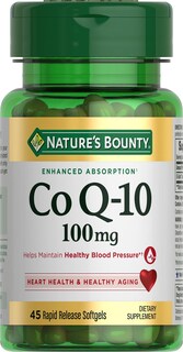 Foto 1 | Suplemento Nature's Bounty Coq10 100 Mg Para La Salud Del Corazón, 45 Cápsulas Blandas - Venta Internacional.
