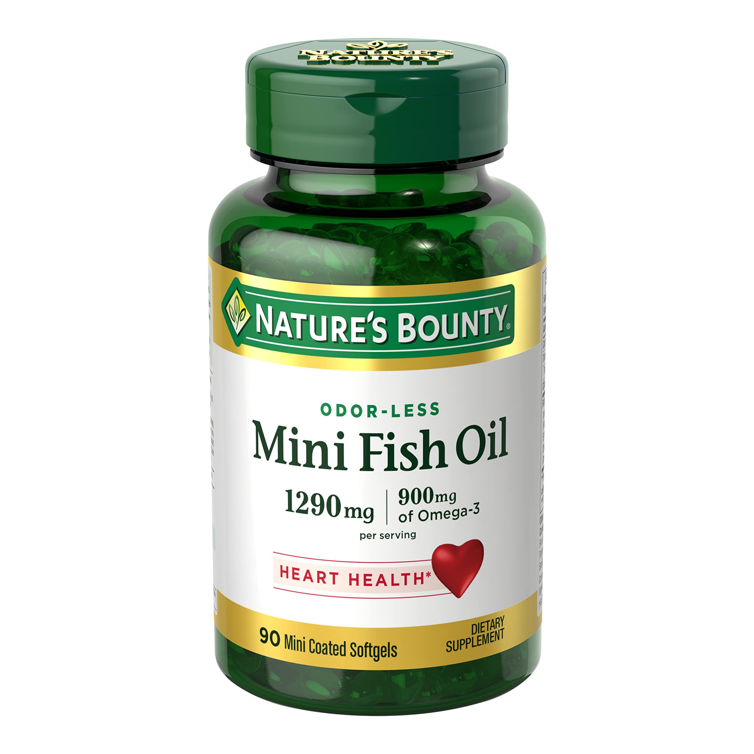 Foto 2 pulgar | Complementa El Miniaceite De Pescado Nature's Bounty De 1290 Mg De Omega-3 - Venta Internacional.