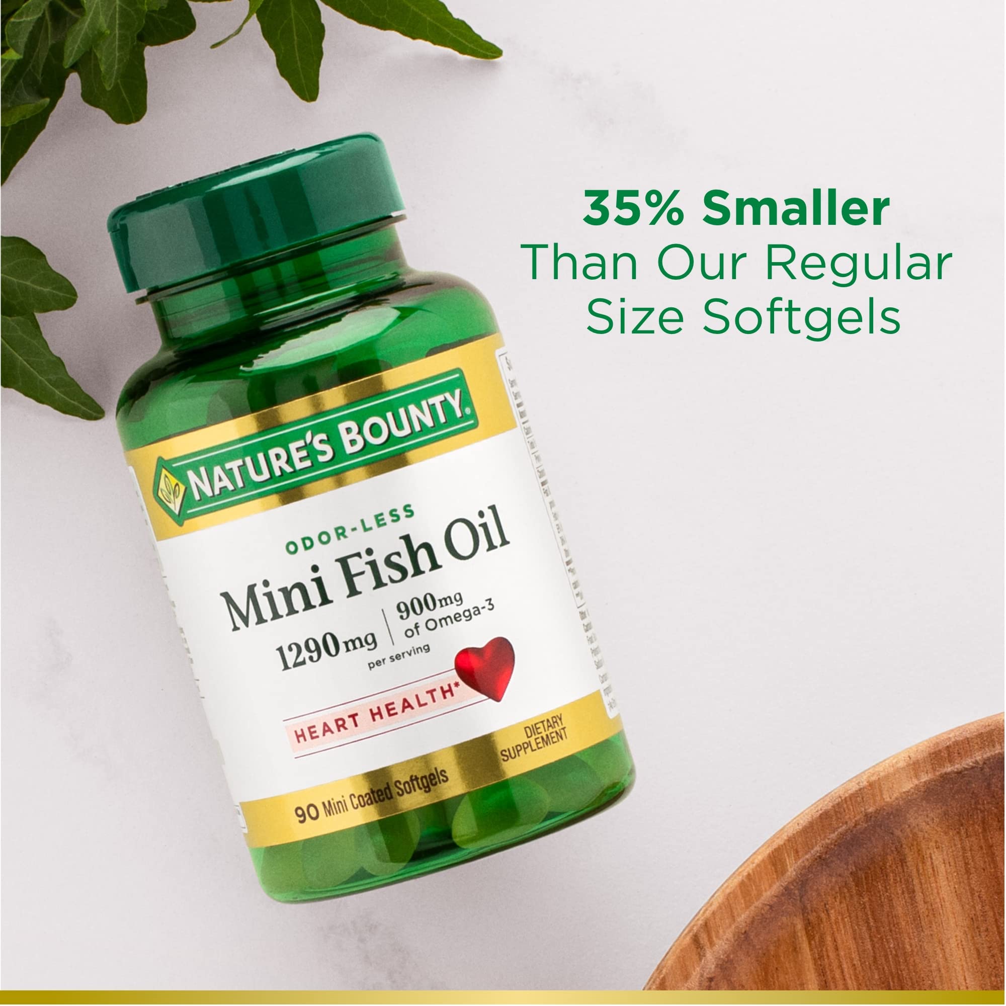 Foto 5 pulgar | Complementa El Miniaceite De Pescado Nature's Bounty De 1290 Mg De Omega-3 - Venta Internacional.