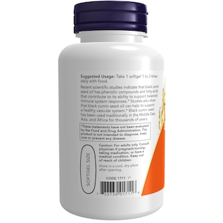 Foto 3 | Aceite De Semillas De Comino Negro Supplements Now Foods, 1000 Mg, 60 Cápsulas Blandas - Venta Internacional.