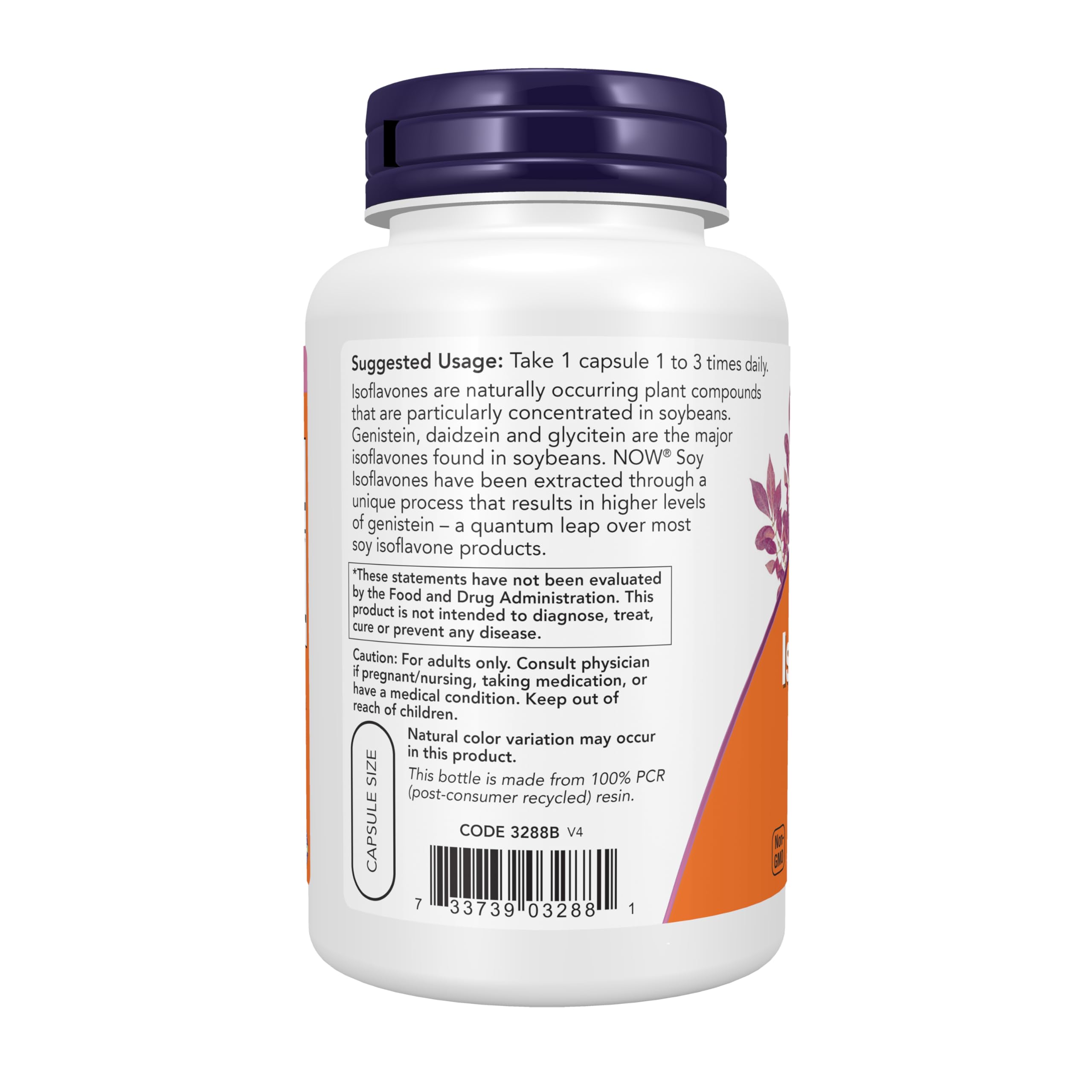 Foto 4 pulgar | Supplements Now Foods, Isoflavonas De Soja, 60 Mg, 120 Cápsulas Vegetarianas - Venta Internacional.