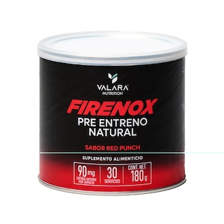 Foto 1 | Valara Firenox Pre Entreno Natural Sabor Ponche, Libre De Estimulantes, Energía Sostenida 180gr