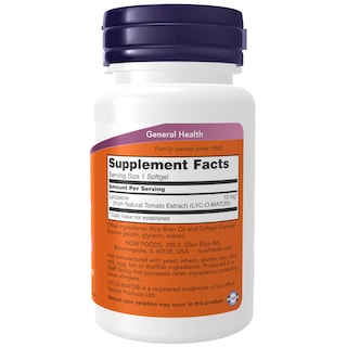 Foto 2 | Suplementos Now De Licopeno, 10 Mg Con Extracto Natural, 60 Cápsulas Blandas - Venta Internacional.