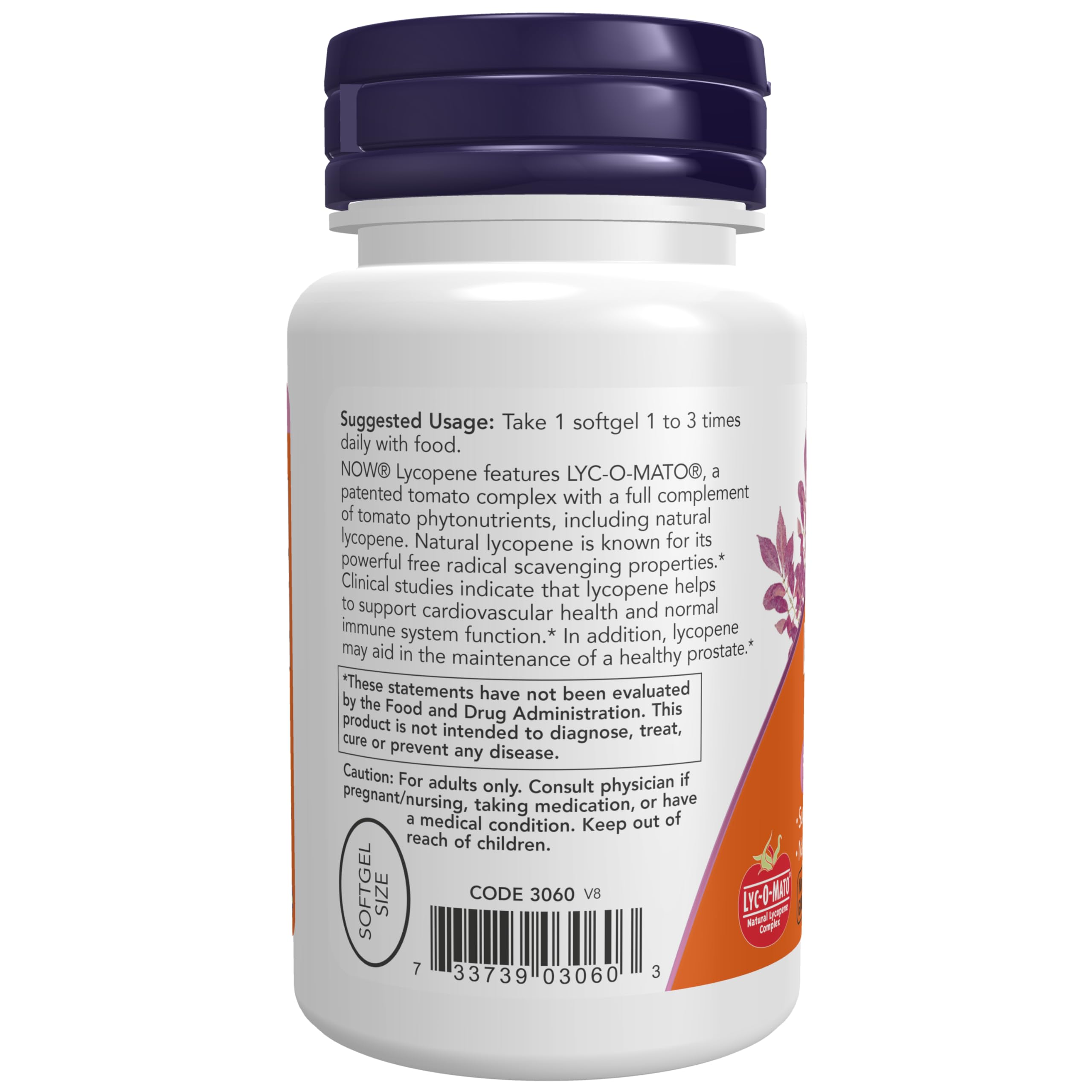 Foto 4 pulgar | Suplementos Now De Licopeno, 10 Mg Con Extracto Natural, 60 Cápsulas Blandas - Venta Internacional.