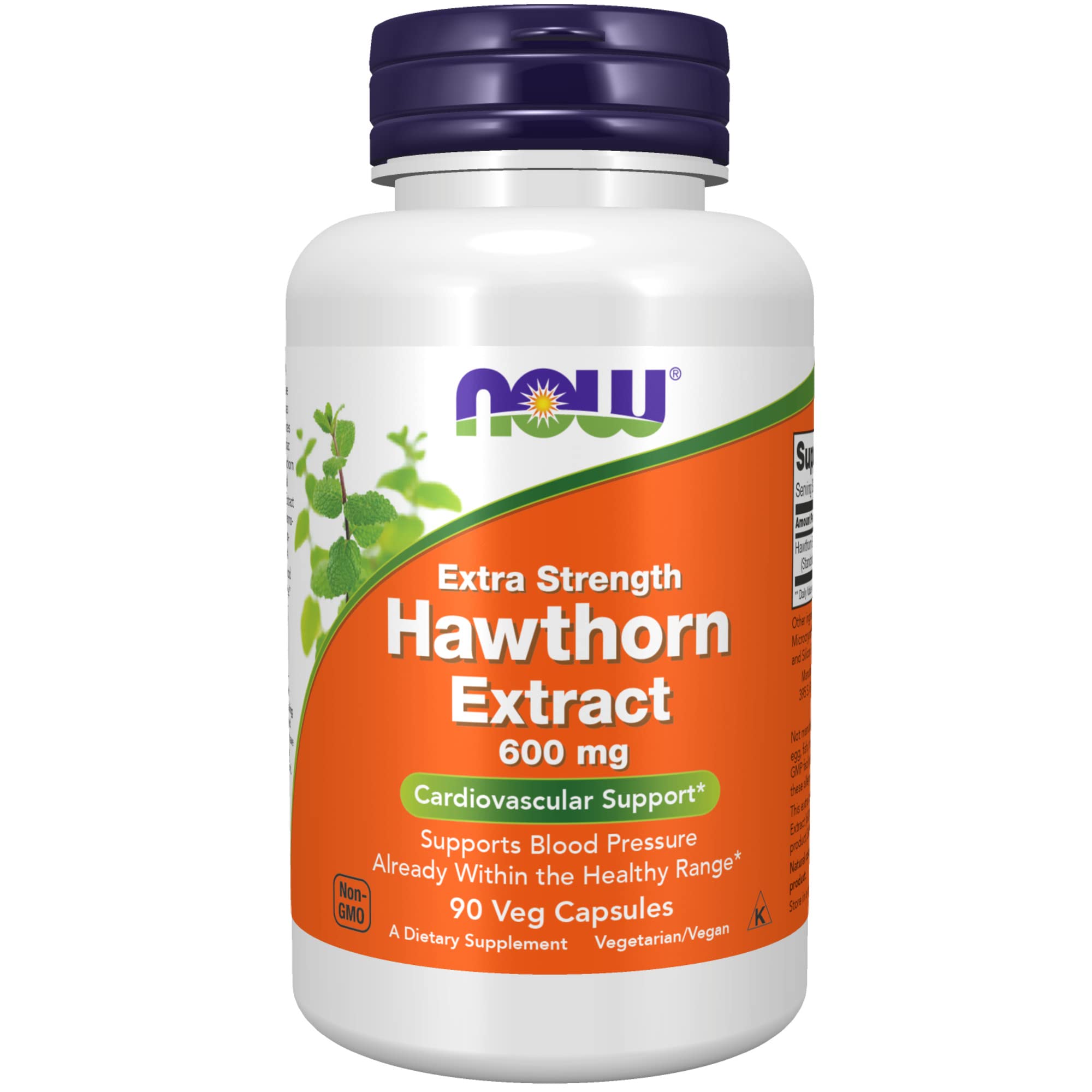 Suplementos Now Foods Extracto De Espino Blanco 600 Mg 90 Cápsulas Vegetarianas - Venta Internacional.