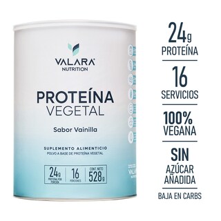 Foto 2 | Proteína Vegana Valara Sabor Vainilla, Sin Azúcar, Baja En Carbohidratos 528gr
