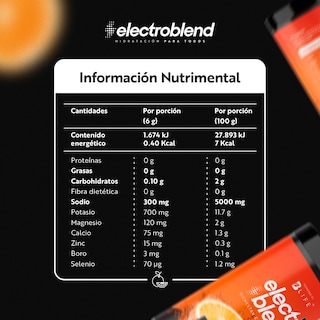 Foto 2 | Electrolitos En Polvo Sin Azúcar Añadida | 60 Servicios | Más De 80 Minerales | 360 Gramos | Sabor Naranja | B Life.