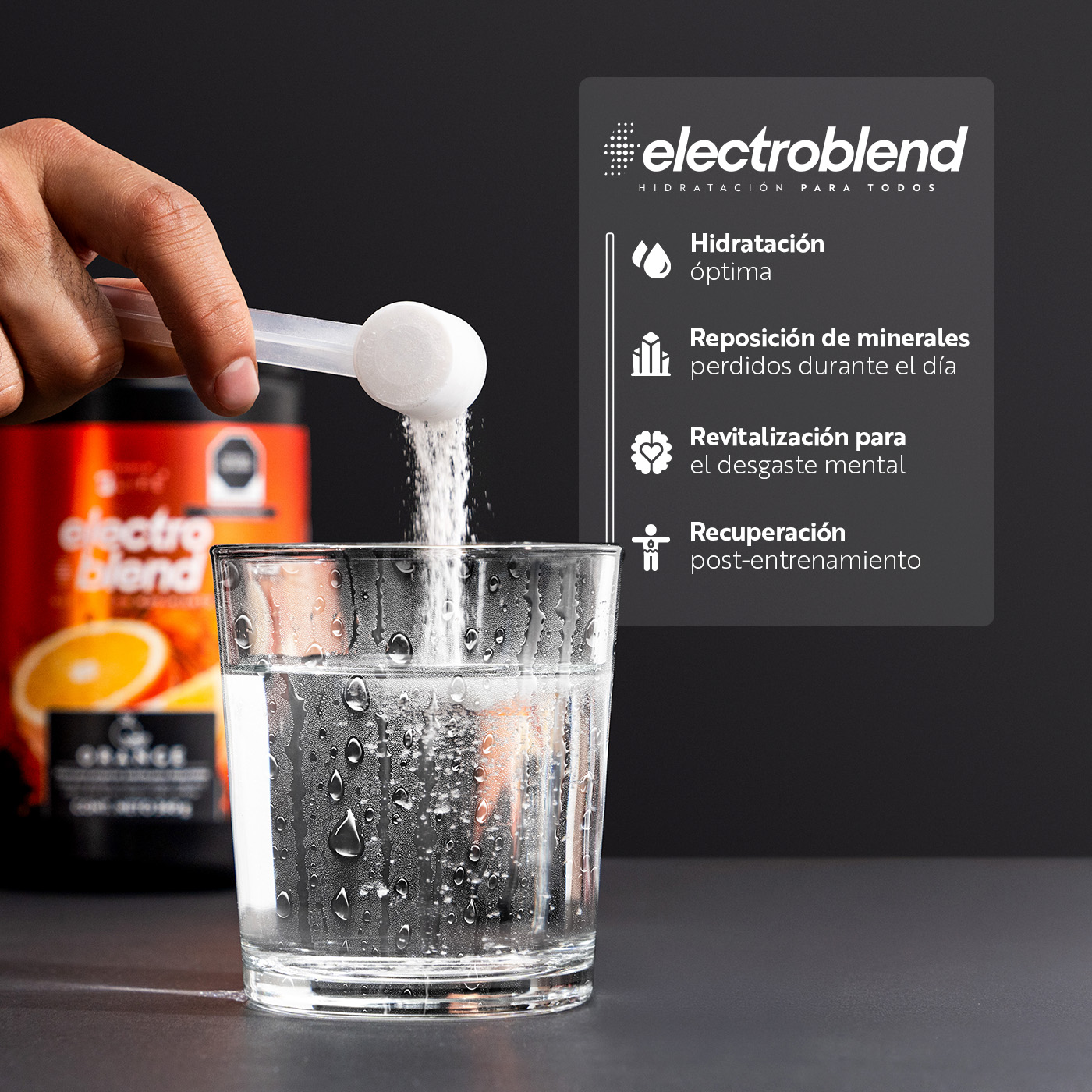 Foto 5 pulgar | Electrolitos En Polvo Sin Azúcar Añadida | 60 Servicios | Más De 80 Minerales | 360 Gramos | Sabor Naranja | B Life.