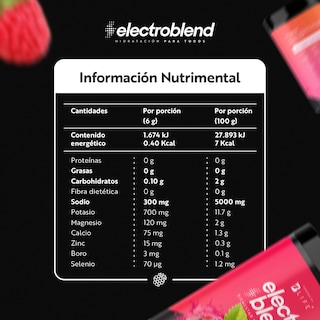 Foto 2 | Electrolitos En Polvo Sin Azúcar Añadida | 60 Servicios | Más De 80 Minerales | 360 Gramos | Sabor Frambuesa | B Life.
