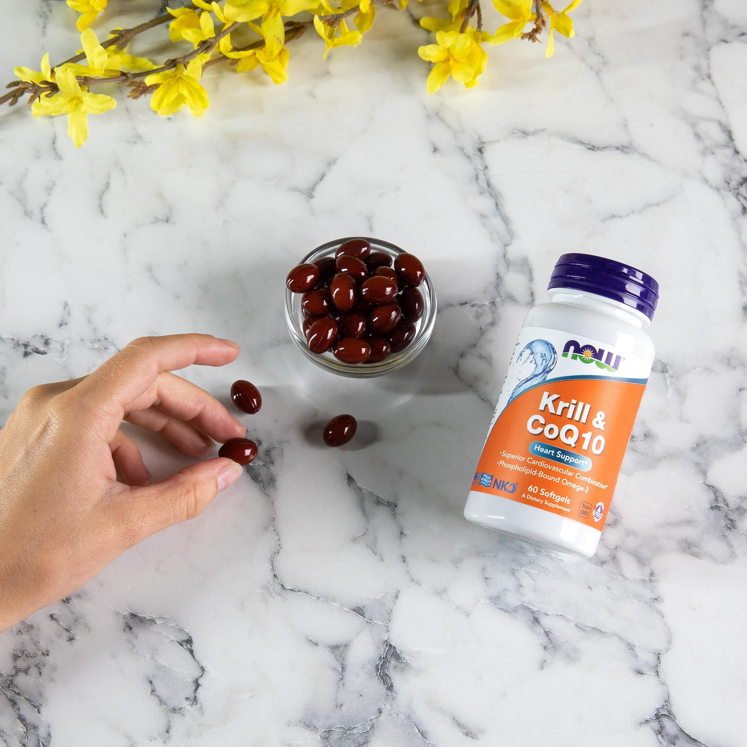Foto 6 pulgar | Supplements Now Foods Krill & Coq10 Omega-3 Para Apoyar El Corazón, 60 Cápsulas Blandas - Venta Internacional.