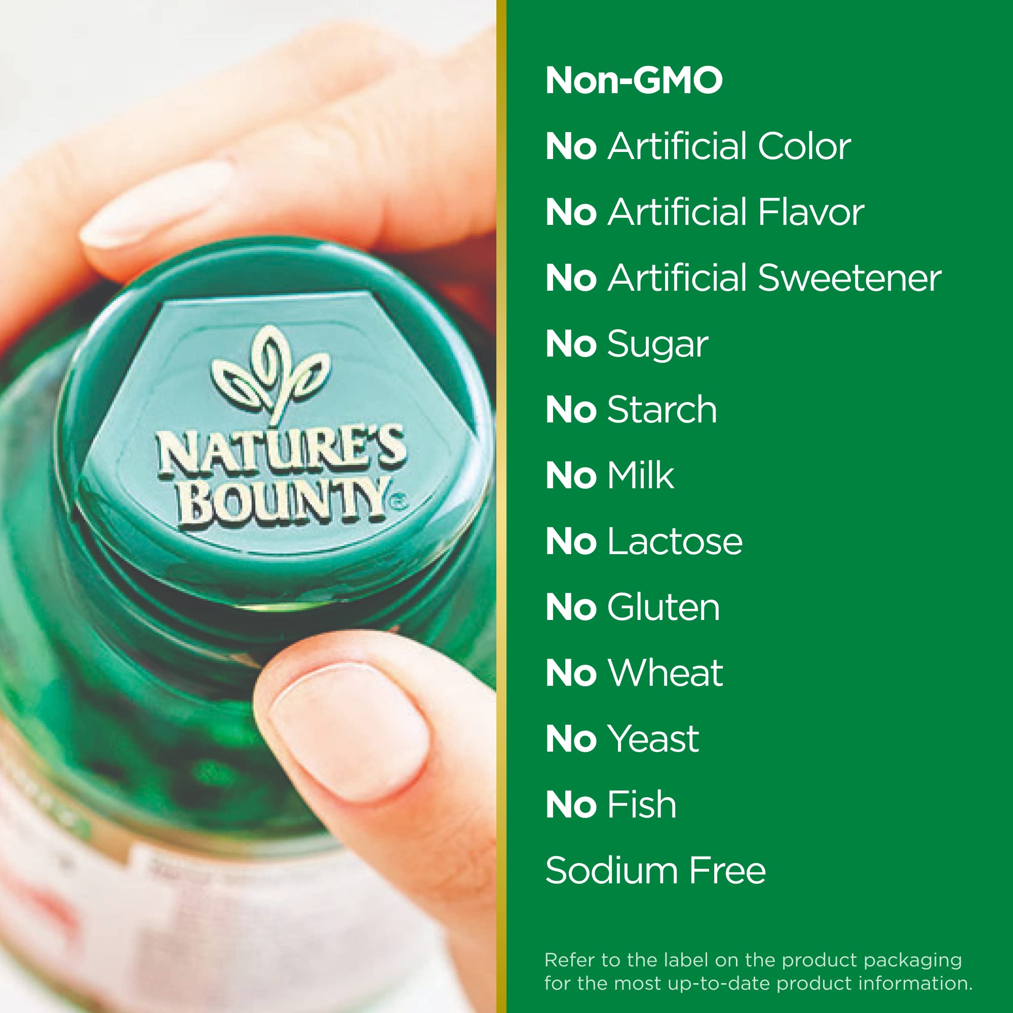 Foto 3 | Cápsulas Blandas De Suplementos Y Píldoras De Vitamina E Nature's Bounty - Venta Internacional.