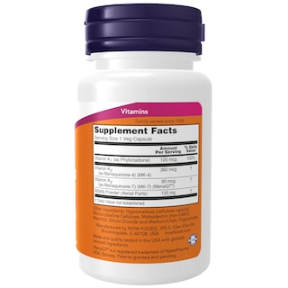 Foto 2 | Complementa Now Foods Mk-7 Plus Con K1 Y Mk-4 90 Cápsulas - Venta Internacional.