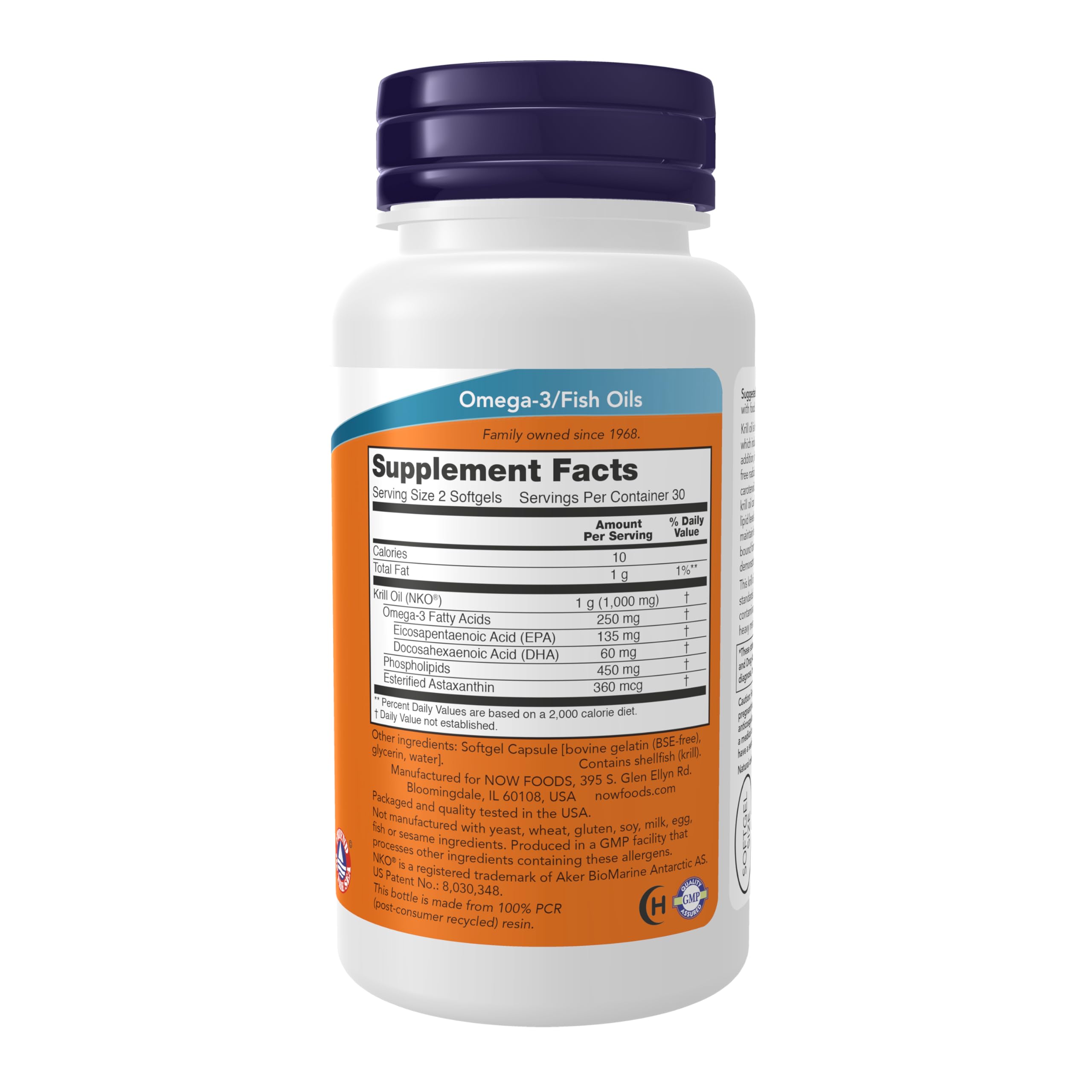 Foto 3 pulgar | Aceite De Krill Neptuno De Supplements Now Foods, 500 Mg, 60 Cápsulas Blandas - Venta Internacional.