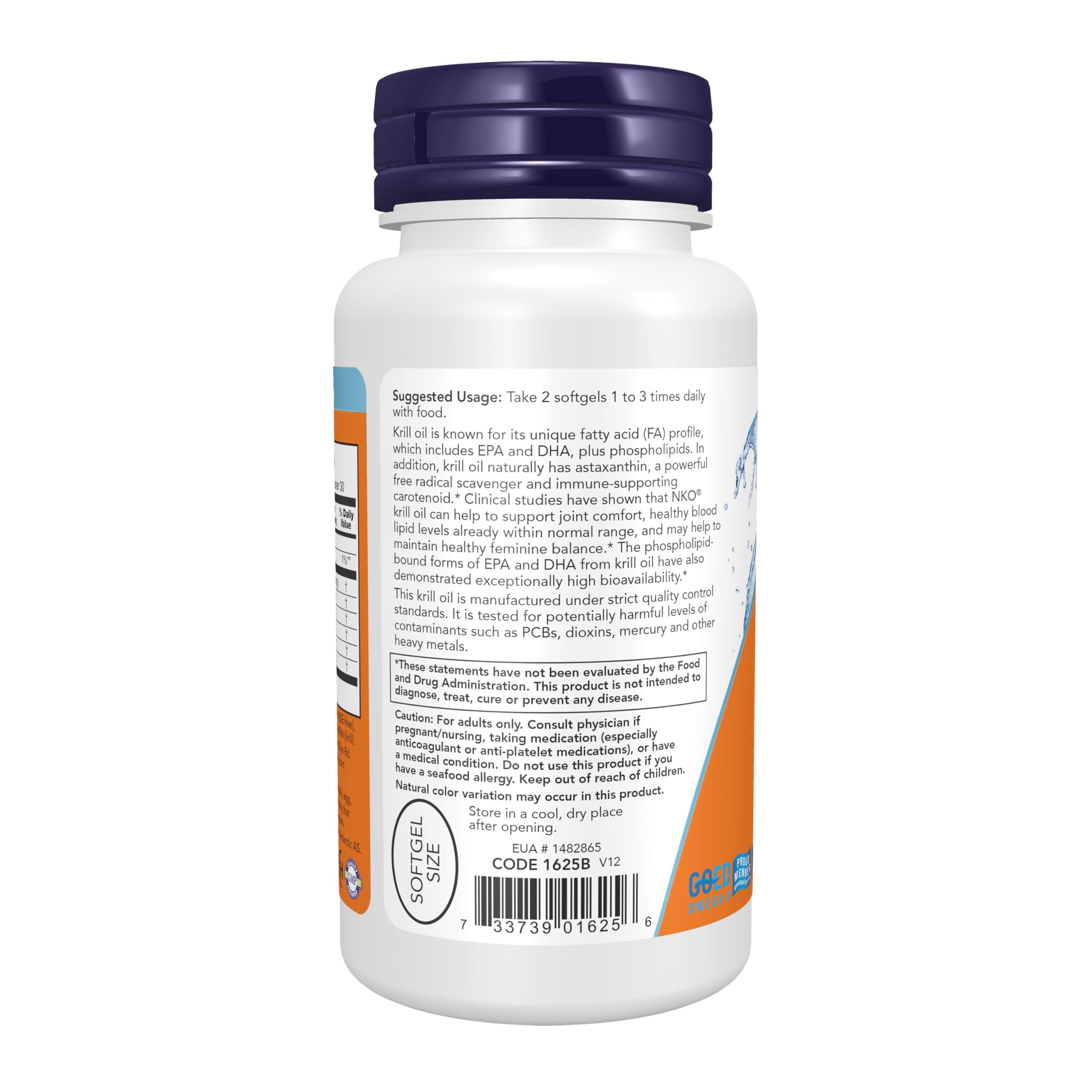 Foto 4 pulgar | Aceite De Krill Neptuno De Supplements Now Foods, 500 Mg, 60 Cápsulas Blandas - Venta Internacional.