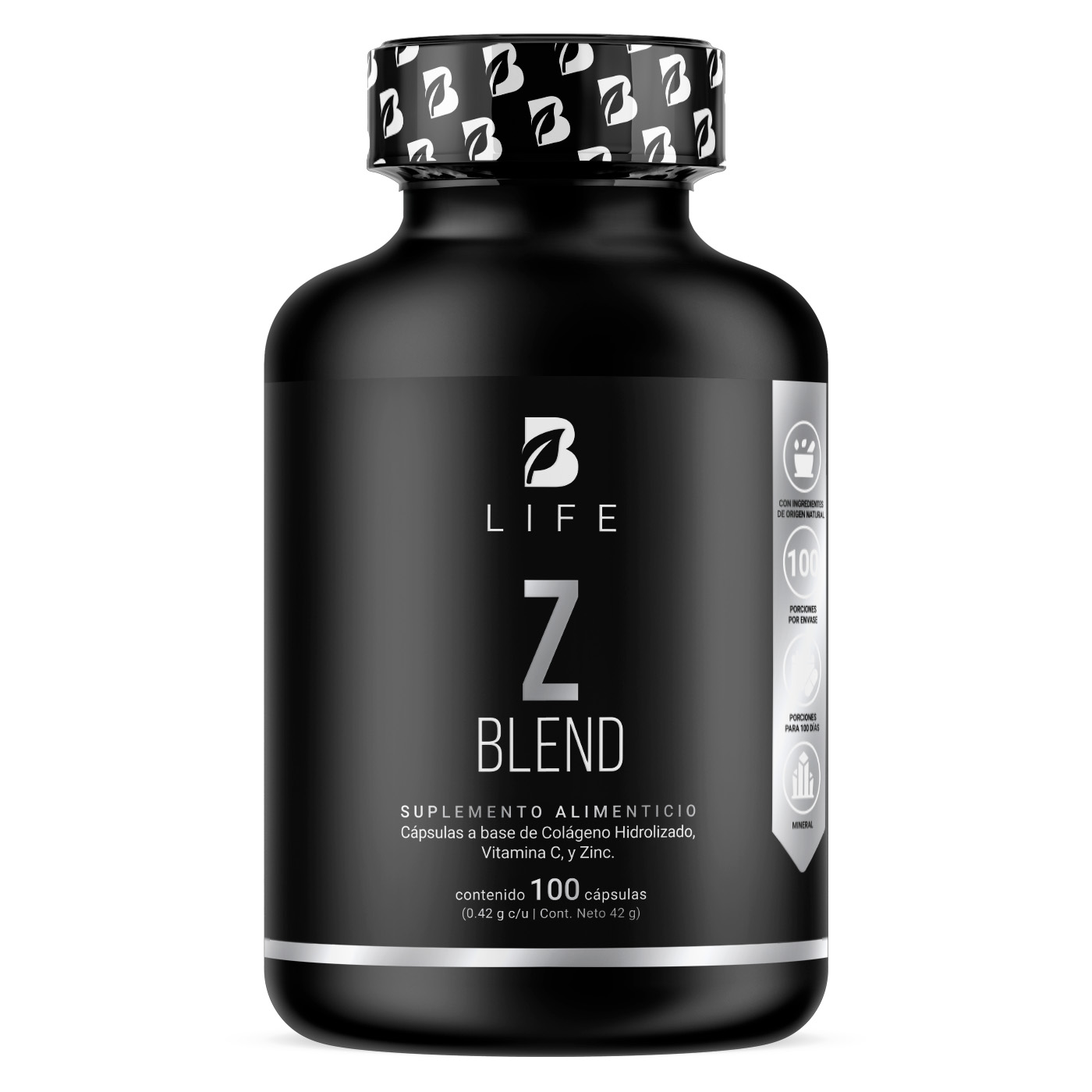 Foto 2 pulgar | Z Blend B life. 100 Capsulas.