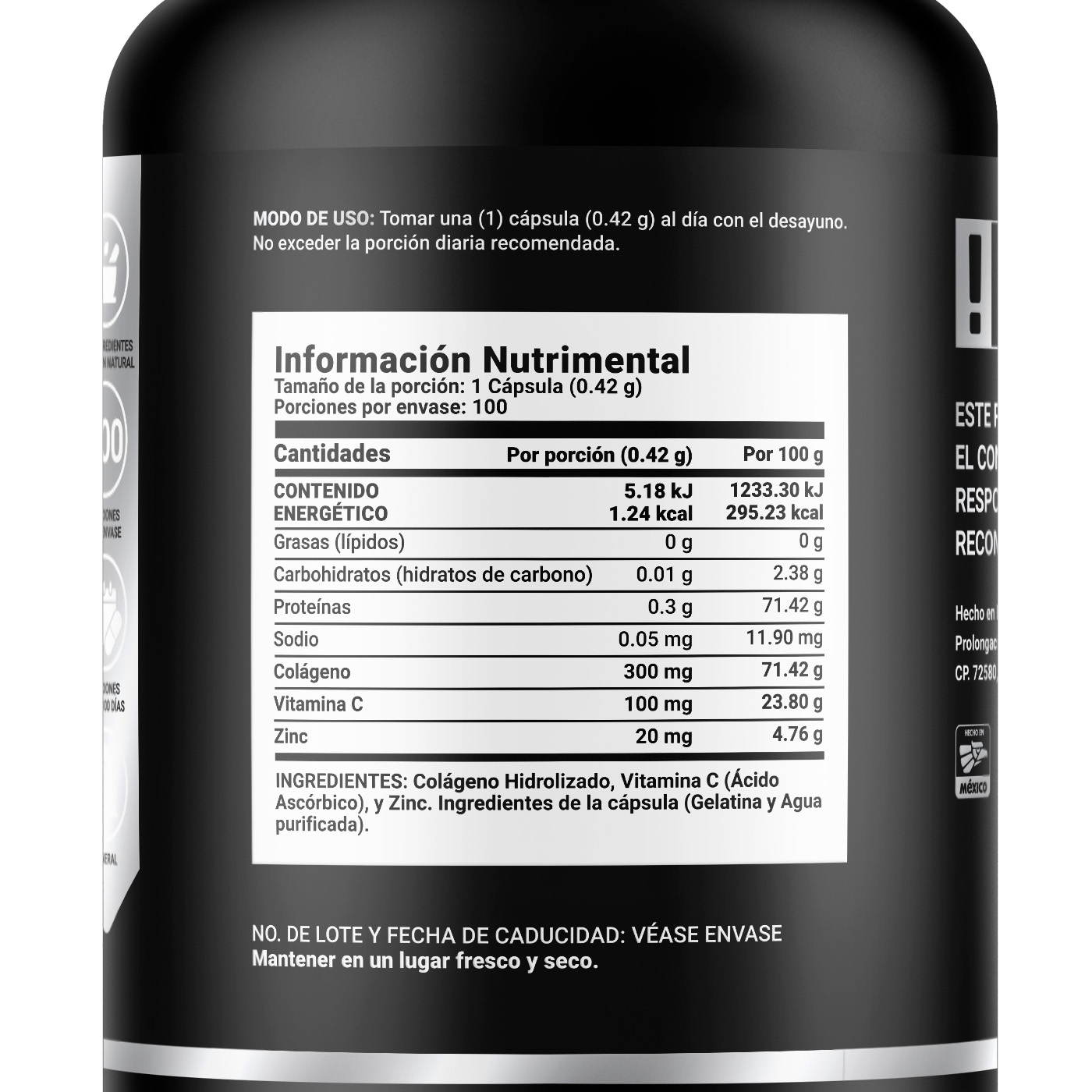 Foto 3 pulgar | Z Blend B life. 100 Capsulas.