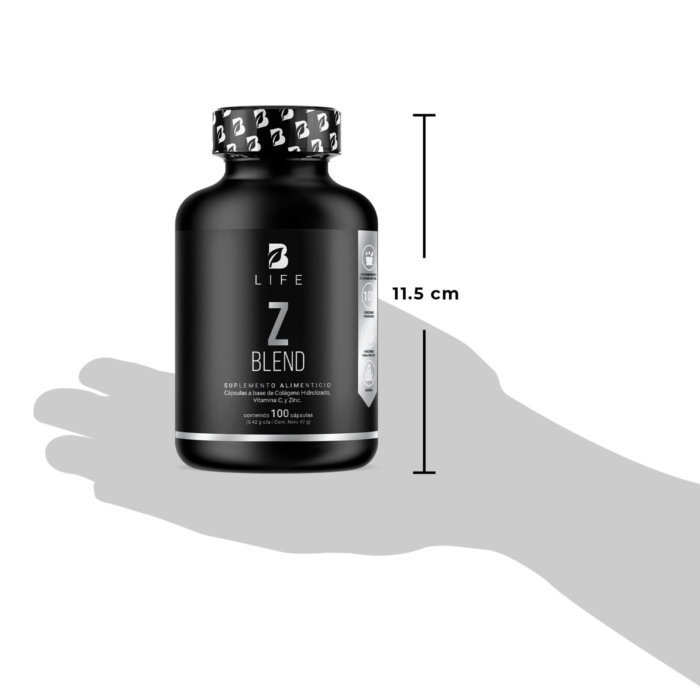 Foto 7 pulgar | Z Blend B life. 100 Capsulas.