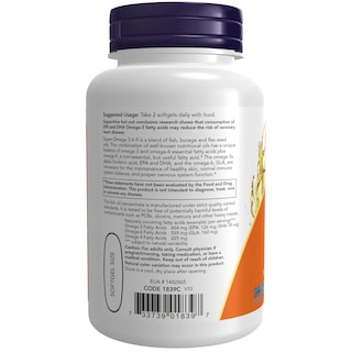 Foto 3 | Supplements Now Super Omega 3-6-9 1200 Mg 90 Cápsulas Blandas - Venta Internacional.