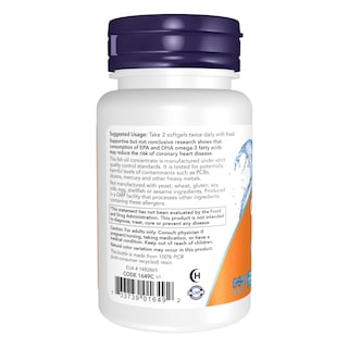 Foto 3 | Suplemento Now Foods Omega-3 180 Epa/ 120 Dha 30 Cápsulas Blandas - Venta Internacional.