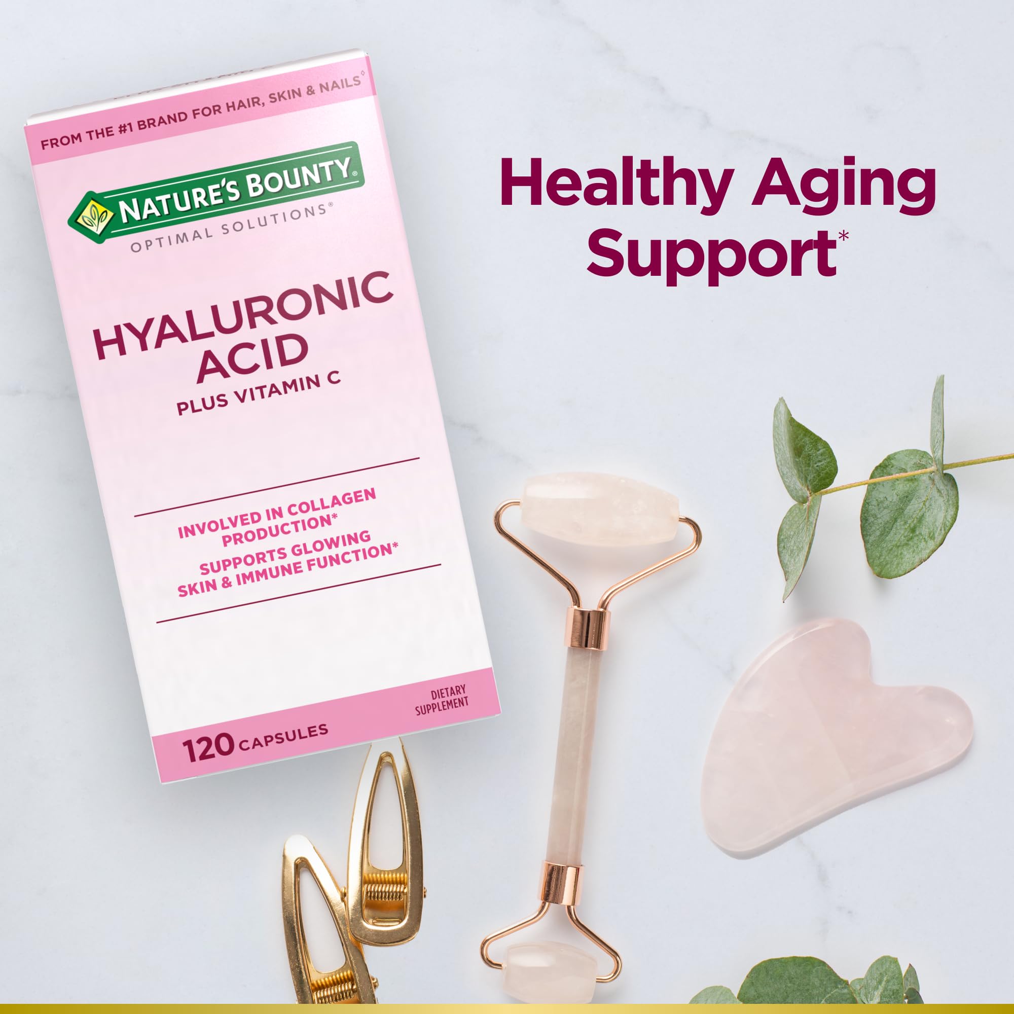 Foto 5 pulgar | Suplemento Ácido Hialurónico de Nature's Bounty Optimal Solutions 120 Cápsulas - Venta Internacional