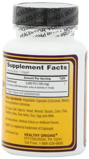 Foto 3 | Suplemento De Nattokinasa De 2000 Fu De Healthy Origins 100 Mg 60 Unidades - Venta Internacional