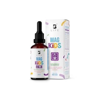 Foto 1 | Citrato De Magnesio De 60 Ml. Adicionado Con Teanina, Vitamina B1 Y Gaba Para Niños. Sabor Uva. Kids Mag. B