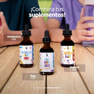 Foto 5 | Citrato De Magnesio De 60 Ml. Adicionado Con Teanina, Vitamina B1 Y Gaba Para Niños. Sabor Uva. Kids Mag. B