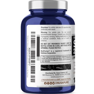 Foto 3 | Suplemento Nusapure Shilajit De 20,000 Mg, 180 Cápsulas Vegetarianas - Venta Internacional.