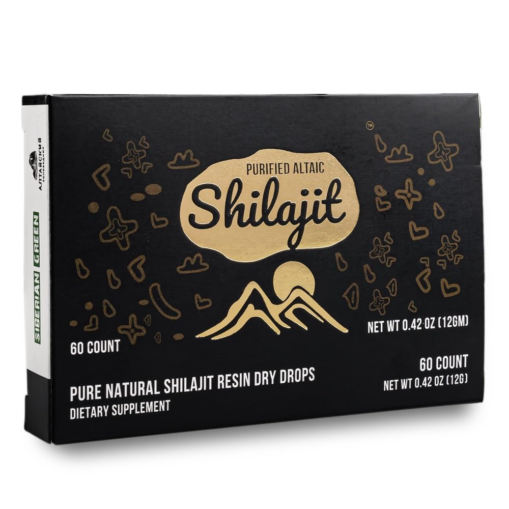 Foto 3 | Shilajit Dry Drops Siberian Green Premium, 60 Unidades (200 Mg) - Venta Internacional.