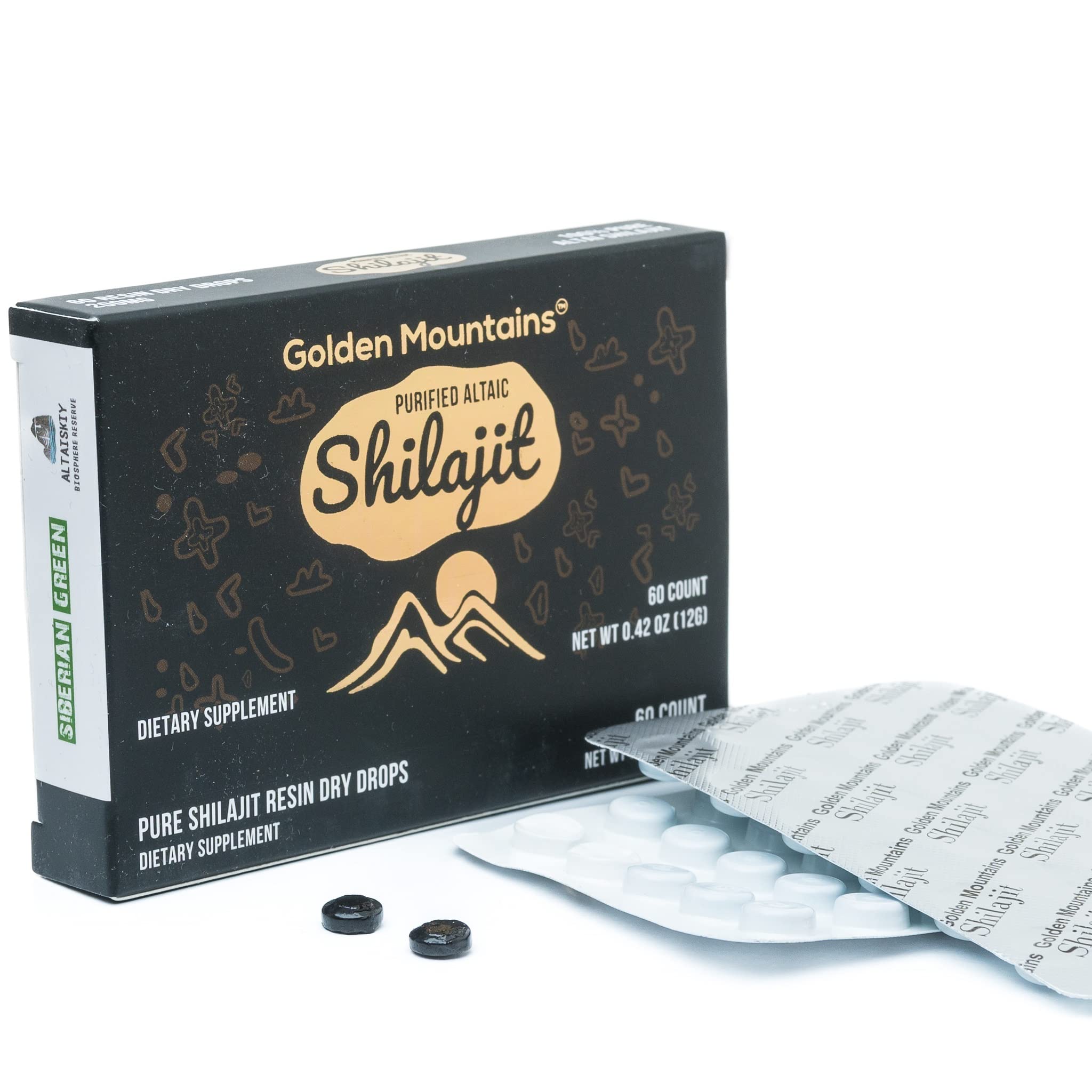 Foto 8 pulgar | Shilajit Dry Drops Siberian Green Premium, 60 Unidades (200 Mg) - Venta Internacional.