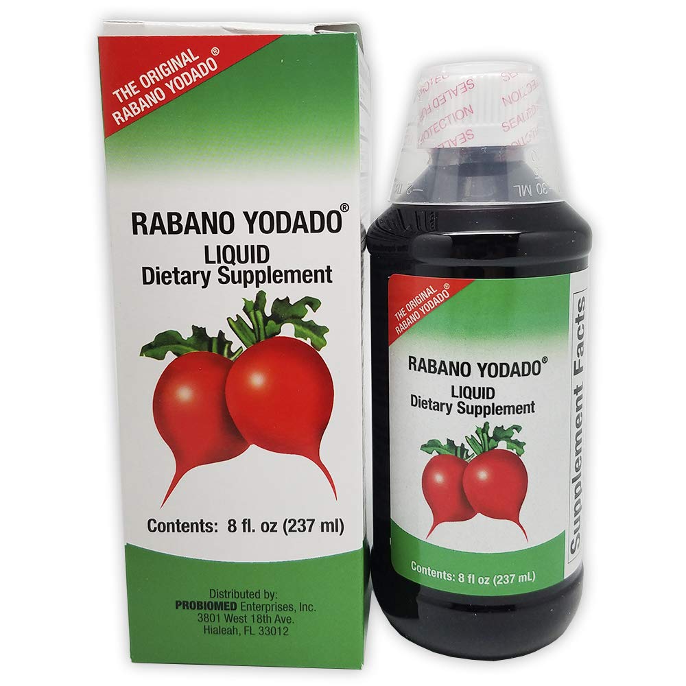 Foto 2 pulgar | Suplemento Dietético Rabano Yodado Líquido 240 Ml Con Yoduro De Potasio - Venta Internacional.
