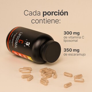 Foto 5 | Vitamina C Y Escaramujo | 240 Cápsulas | Ingredientes Naturales | C Liposomal | B Life.