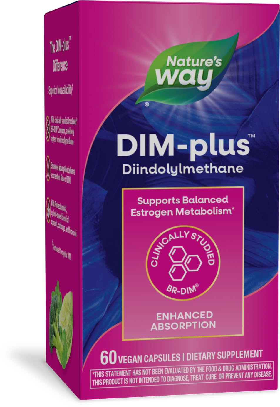 Foto 2 pulgar | Suplemento Nature's Way Dim-plus De Diindolilmetano 60 Cápsulas - Venta Internacional.
