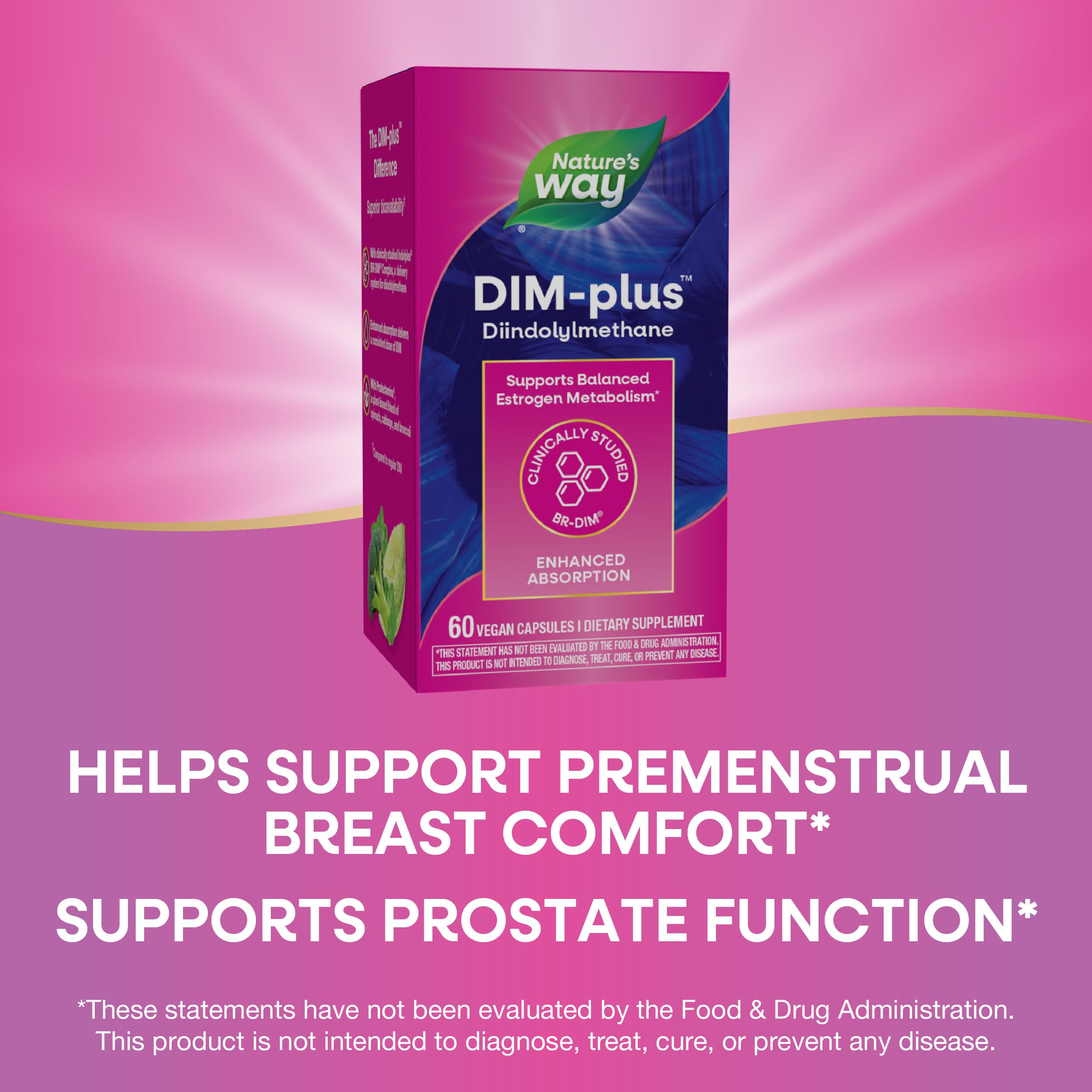 Foto 4 | Suplemento Nature's Way Dim-plus De Diindolilmetano 60 Cápsulas - Venta Internacional.