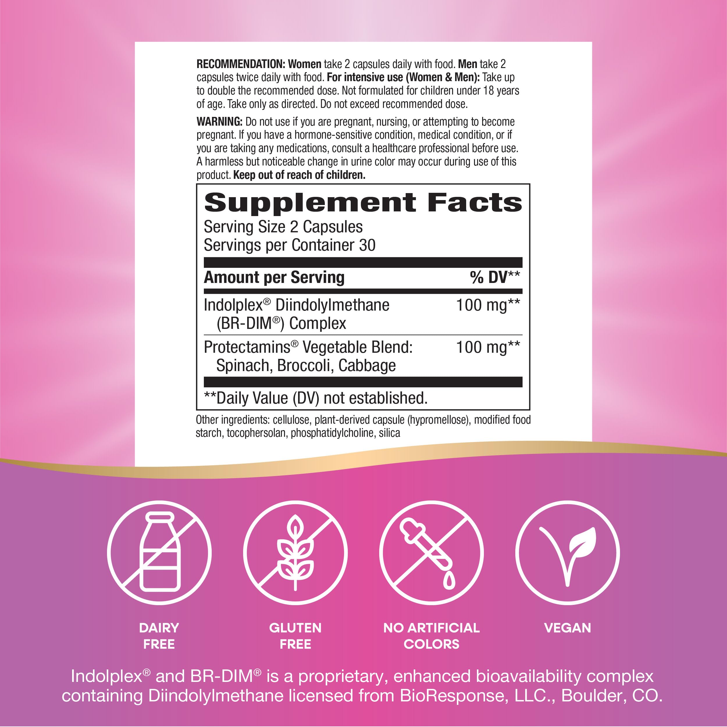Foto 5 | Suplemento Nature's Way Dim-plus De Diindolilmetano 60 Cápsulas - Venta Internacional.