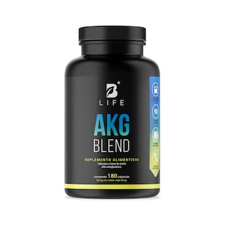 Foto 1 | Ácido Alfa Cetoglutárico para Rendimiento Deportivo y Recuperación Muscular 180 Cápsulas AKG Blend B Life