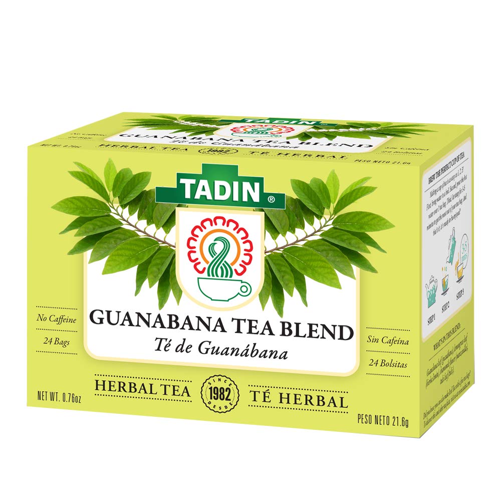 Foto 2 pulgar | Tea Tadin Herb & Tea Guanabana Blend Sin Cafeína 25 G - Venta Internacional.