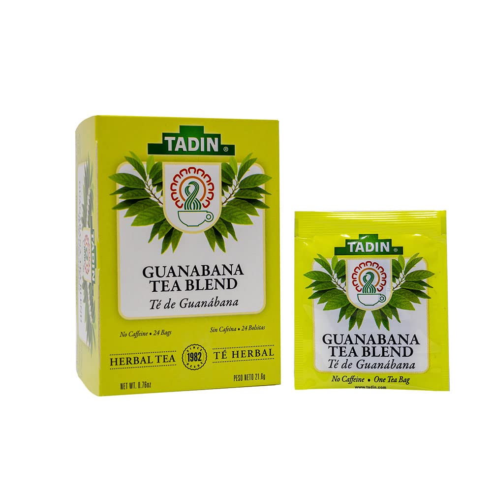 Foto 3 pulgar | Tea Tadin Herb & Tea Guanabana Blend Sin Cafeína 25 G - Venta Internacional.