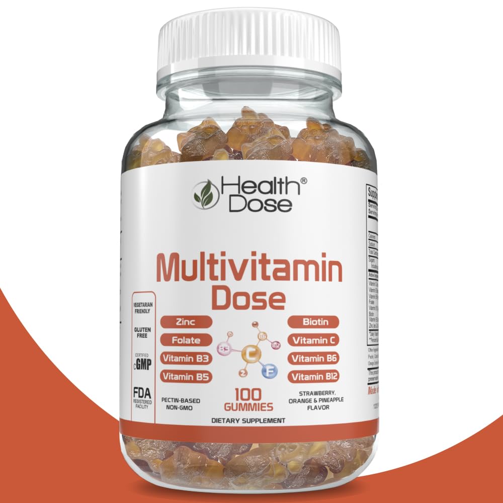 Foto 2 | Gomitas Multivitamínicas Health Dose Para Adultos 100 Unidades - Venta Internacional.