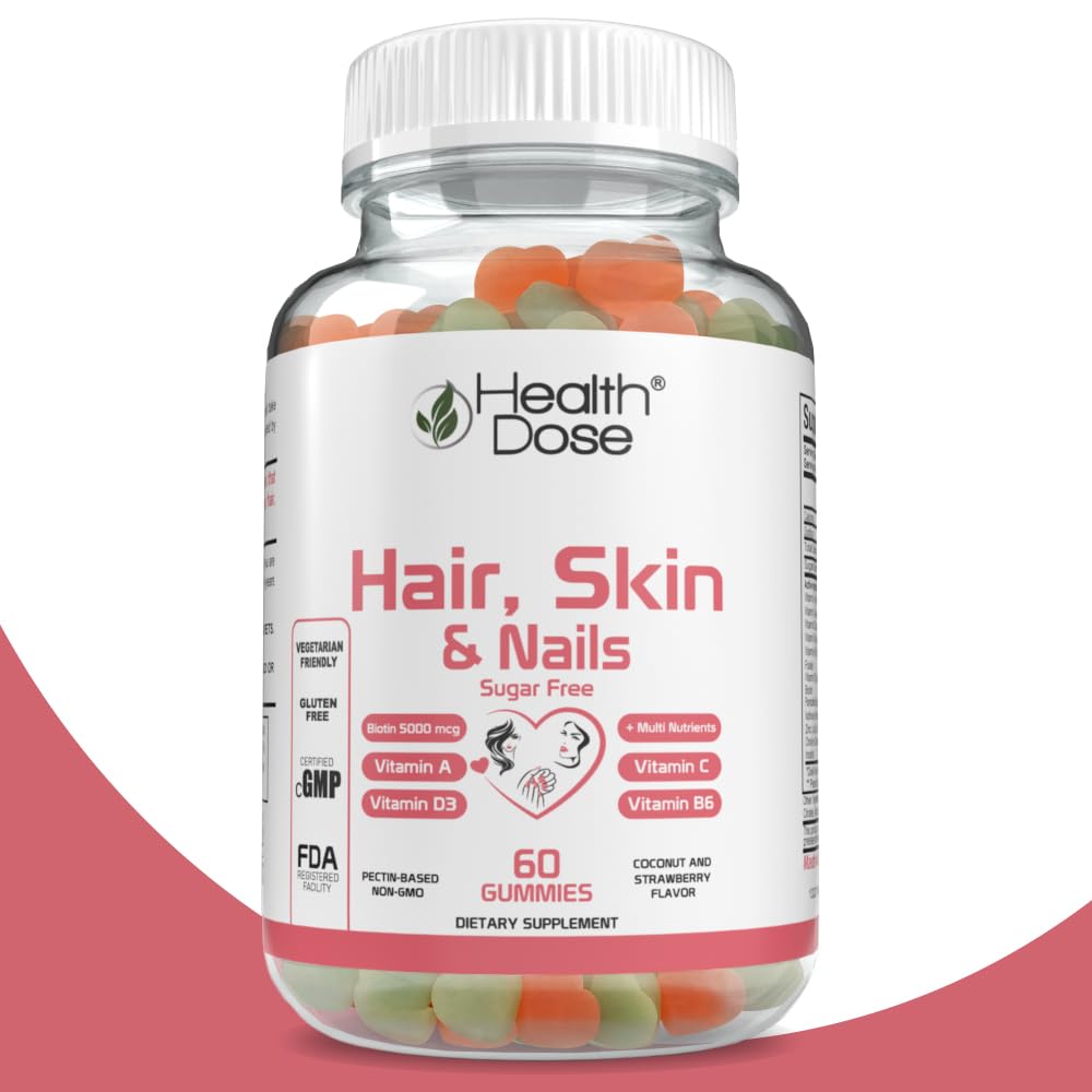 Foto 3 pulgar | Suplemento Para La Salud, Cabello, Piel Y Uñas, Biotina, 5000 Mcg, 60 Gomitas - Venta Internacional.