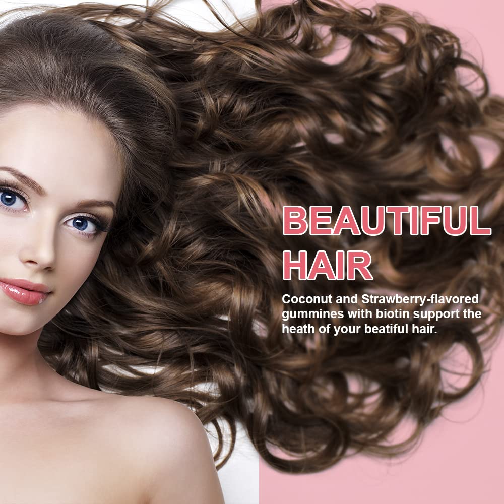 Foto 7 pulgar | Suplemento Para La Salud, Cabello, Piel Y Uñas, Biotina, 5000 Mcg, 60 Gomitas - Venta Internacional.