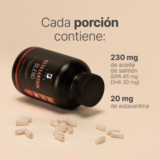 Foto 5 | Astaxantina Con Aceite Puro De Salmón Omega 3 | 180 Cápsulas | Astaxanthin Blend | B Life.